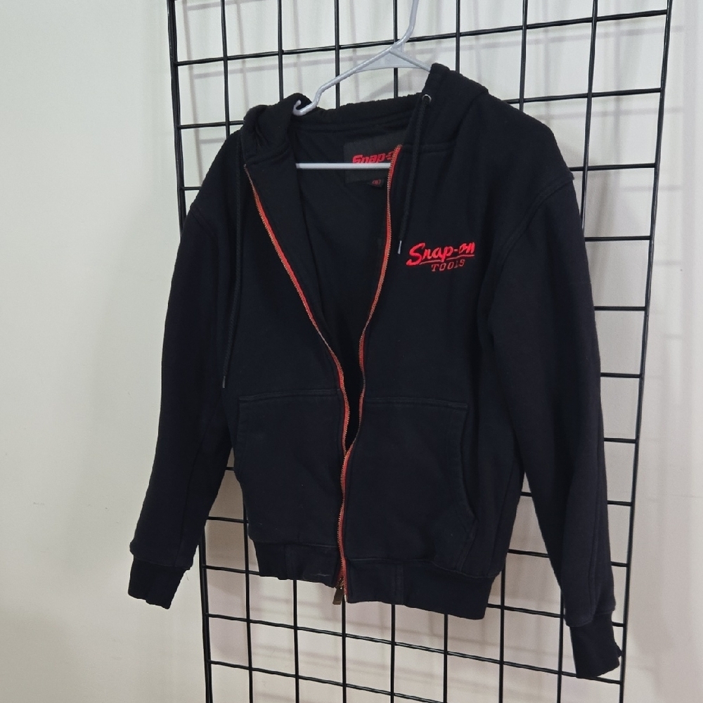 Snap Black Hoodie Sweatshirt